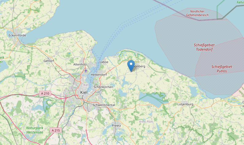 Anfahrtskizze und Routenplaner von Open Street Map